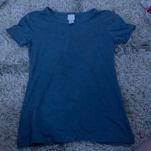 blue H&M shirt